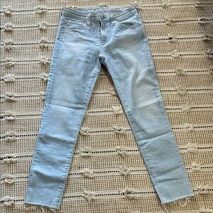Ag Adriano Goldschmied Light Blue Skinny Jeans